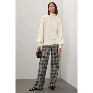 Marissa Webb Cream Turtleneck Sweater